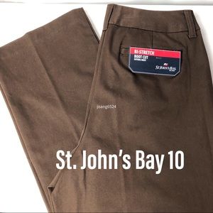 St. John’s Bay brown pants 10